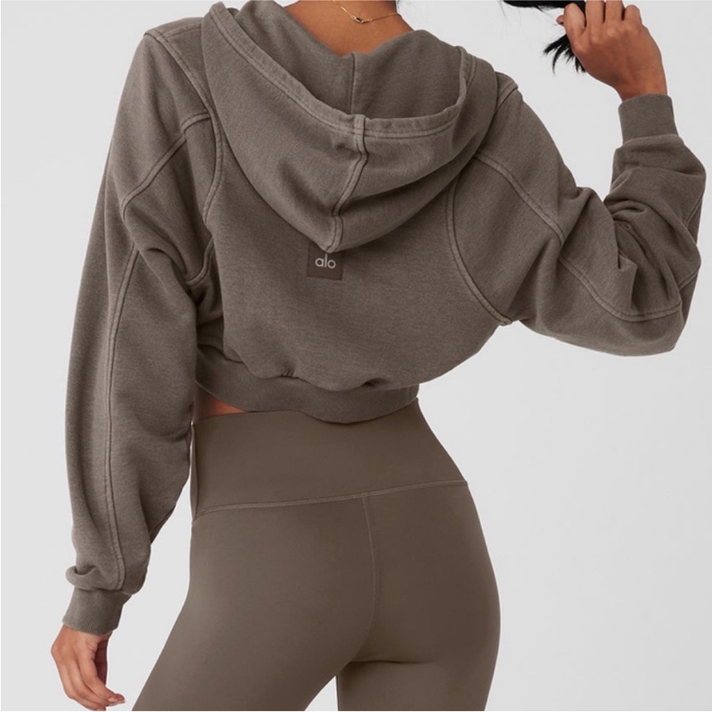Alo Sweet Escape Zip Up Hoodie